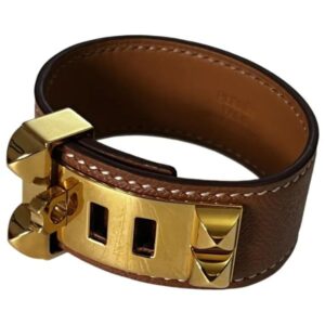 Pulsera Hermès Collier de Chien 24 Veau Madame Gold
